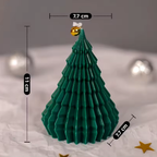 Christmas Tree Soy Wax Candle- Green Christmas Tree Candle