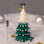 Christmas Tree Soy Wax Candle- Green Christmas Tree Candle