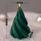 Christmas Tree Soy Wax Candle- Green Christmas Tree Candle
