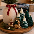 Christmas Tree Soy Wax Candle- Green Christmas Tree Candle