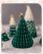 Christmas Tree Soy Wax Candle- Green Christmas Tree Candle